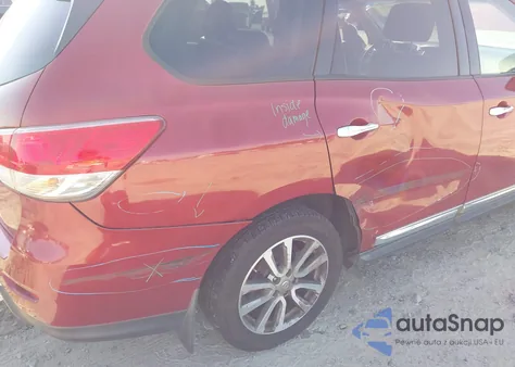 2013 Nissan Pathfinder Sl z USA, uszkodzony, nr VIN 5N1AR2MN0DC602411